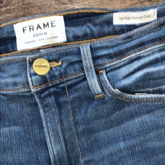 Frame Le High Skinny Crop Jeans - Picture 7 of 7